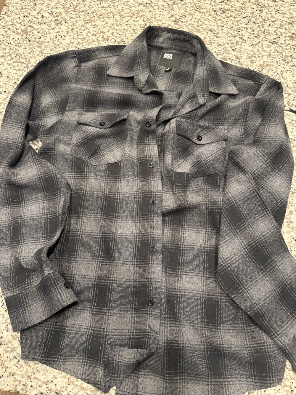 Two RSQ Boys Plaid Button-Up Jacket Shirt